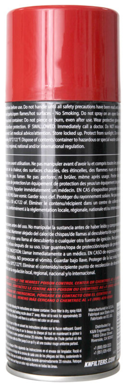 K&N 12.25 oz. Aerosol Air Filter Oil - Racecraft Industries
