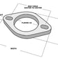 Vibrant 2-Bolt T304 SS Exhaust Flange (2in I.D.) - Racecraft Industries