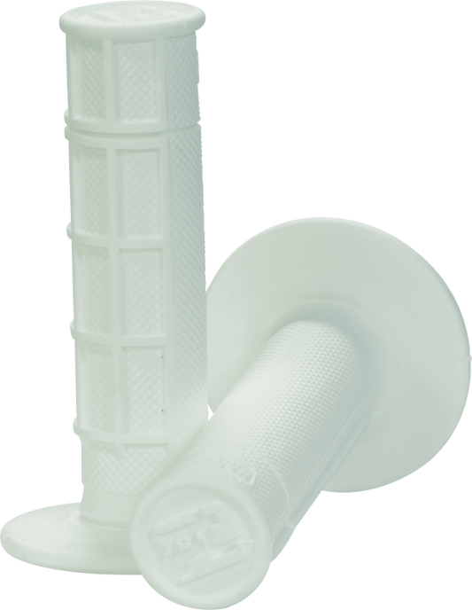 ProTaper Race Cut 1/2 Waffle Grips - White - Racecraft Industries