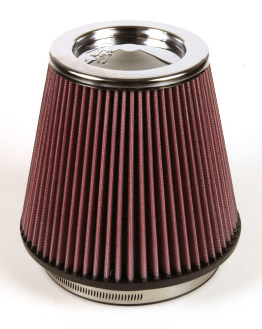 K&N Round Tapered Universal Air Filter 6in Flange ID x 7.5in Base OD x 5in Top OD x 6.5in Height - Racecraft Industries
