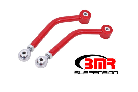 BMR 08-17 Challenger Upper Control Arms Single Adj. Rod Ends (Polyurethane) - Red - Racecraft Industries