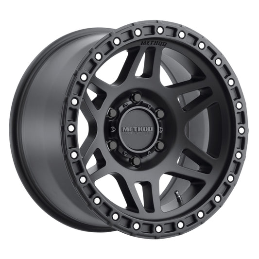 Method MR312 17x8.5 0mm Offset 6x5.5 106.25mm CB Matte Black Wheel - Racecraft Industries