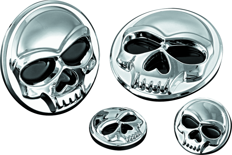 Kuryakyn Replacement Components Zombie Medallions 1in Diameter Chrome - Racecraft Industries
