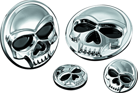 Kuryakyn Replacement Components Zombie Medallions 1in Diameter Chrome - Racecraft Industries