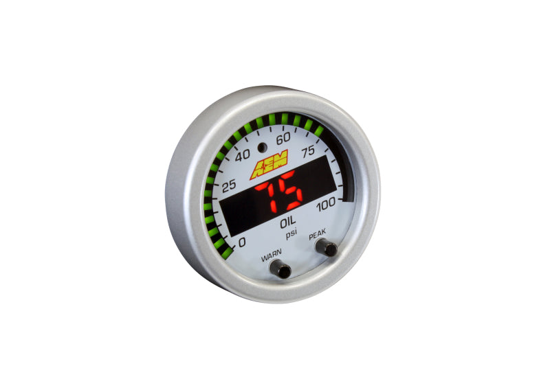 AEM X-Series Pressure 0-100psi Gauge Kit - Racecraft Industries