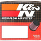 K&N Universal Chrome Filter 2 1/2 inch O/S FLG / 4 1/2 inch OD / 2 inch Height - Racecraft Industries
