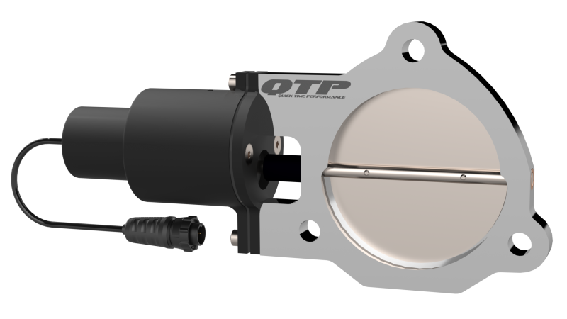 QTP 3.5in Bolt-On QTEC Electric Cutout Valve - Single - Racecraft Industries