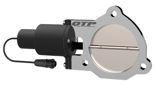 QTP 3.5in Bolt-On QTEC Electric Cutout Valve - Single - Racecraft Industries