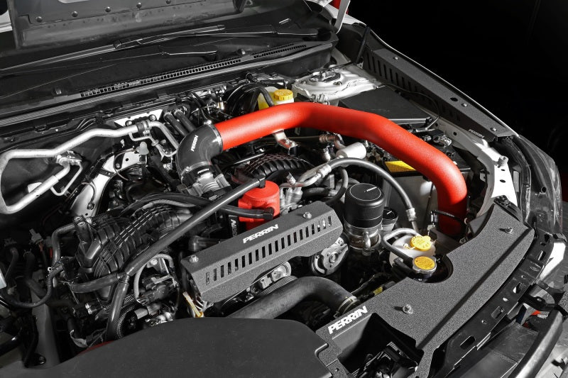 Perrin 22-23 Subaru WRX Front Mount Intercooler Kit (Red Tubes & Black Core) - Racecraft Industries