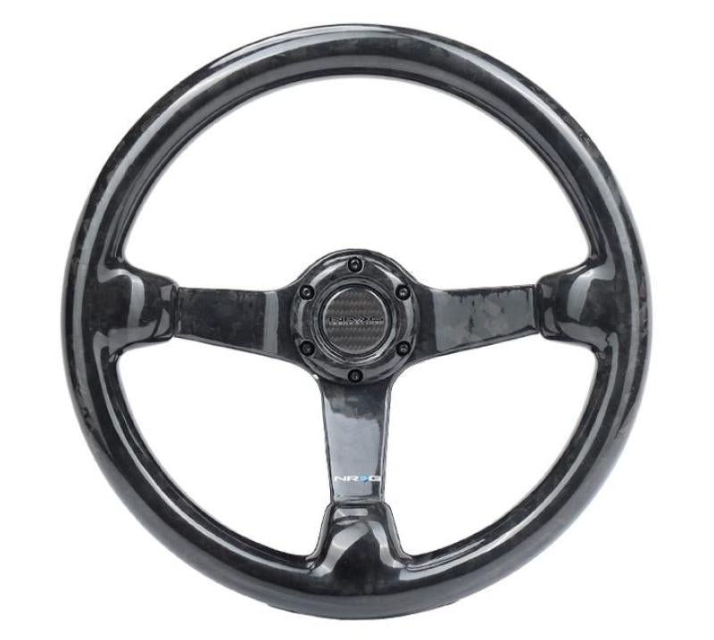 NRG Forged Carbon Fiber Steering Wheel (350mm / 3in. Deep) - Racecraft Industries