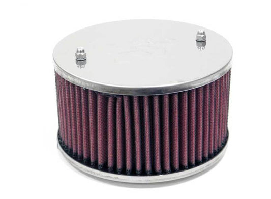 K&N Universal Custom Air Filter - Round 1.625in Flange / 1.625in ID / 2.75in Overall Height - Racecraft Industries
