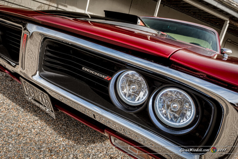 Oracle Pre-Installed Lights 5.75 IN. Sealed Beam - Green Halo SEE WARRANTY - Racecraft Industries