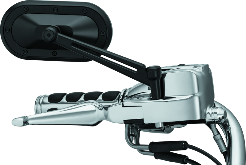 Kuryakyn Heavy Industry Mirrors Black - Racecraft Industries