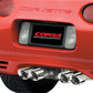 Corsa 1997-2004 Chevrolet Corvette C5 Z06 5.7L V8 Polished Xtreme Axle-Back Exhaust - Racecraft Industries