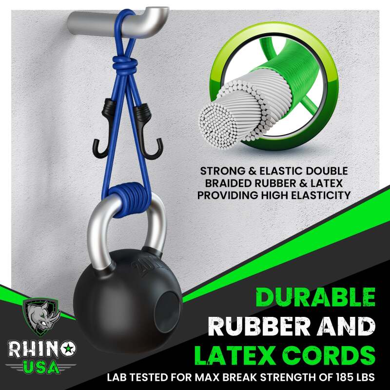 Rhino USA 28Pc Bungee Cord Assortment - Racecraft Industries