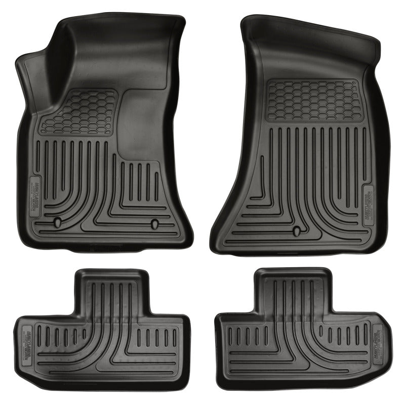 Husky Liners 11-12 Dodge Challenger WeatherBeater Combo Black Floor Liners - Racecraft Industries