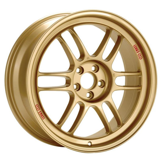 Enkei RPF1 15x8 4x100 28mm Offset 75mm Bore Gold Wheel - Racecraft Industries