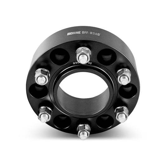 Borne Off-Road Wheel Spacers - 6x139.7 - 93.1 - 50mm - M12 - Black - Racecraft Industries