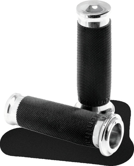 Performance Machine Contour Renthal Wrapped Grips - Chrome - Racecraft Industries