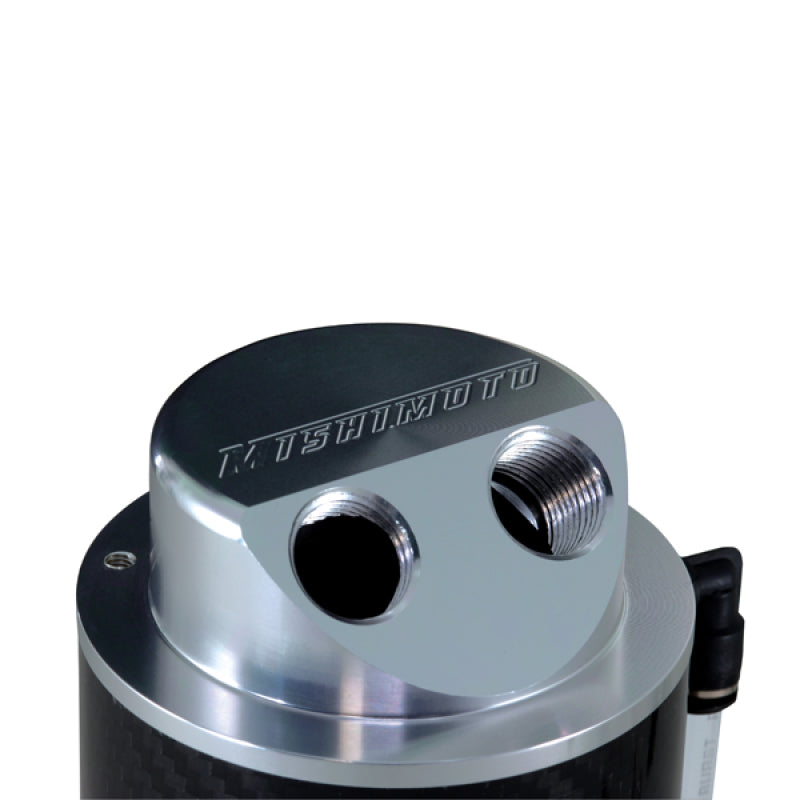Mishimoto Carbon Fiber Oil Catch Can 10mm Fittings - Racecraft Industries