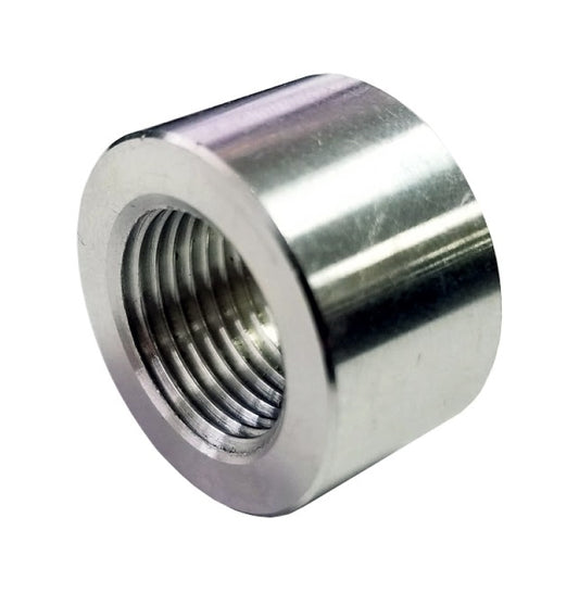 Torque Solution Weld Bung 3/8in (-18) NPT Female Aluminum - Racecraft Industries