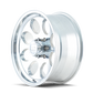 ION Type 171 17x9 / 6x139.7 BP / 0mm Offset / 106mm Hub Polished Wheel - Racecraft Industries