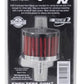 K&N Steel Base Crankcase Vent Filter 0.375in Vent OD x 2in OD x 1.5in Height - Racecraft Industries