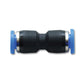 Vibrant Union Straight Pneumatic Vacuum Fitting - for use with 1/4in (6mm) OD tubing - Racecraft Industries