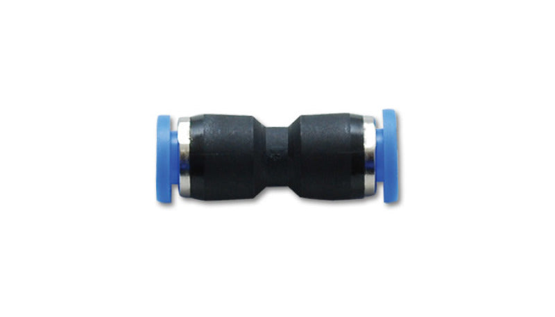 Vibrant Union Straight Pneumatic Vacuum Fitting - for use with 1/4in (6mm) OD tubing - Racecraft Industries