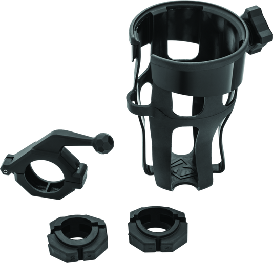 Kuryakyn Universal Reflex Drink Holder With Bar Mount Black - Racecraft Industries