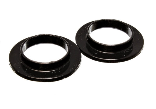 Energy Suspension Universal 2 3/16in ID 3 1/2in OD 11/16in H Black Coil Spring Isolators (2 per set) - Racecraft Industries