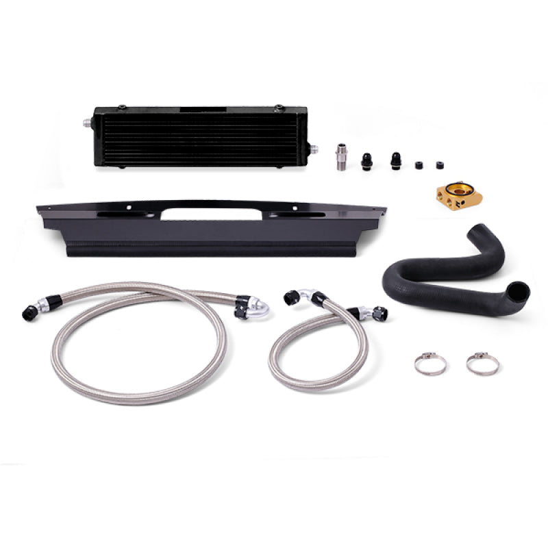 Mishimoto 2015+ Ford Mustang GT Thermostatic Oil Cooler Kit - Black - Racecraft Industries