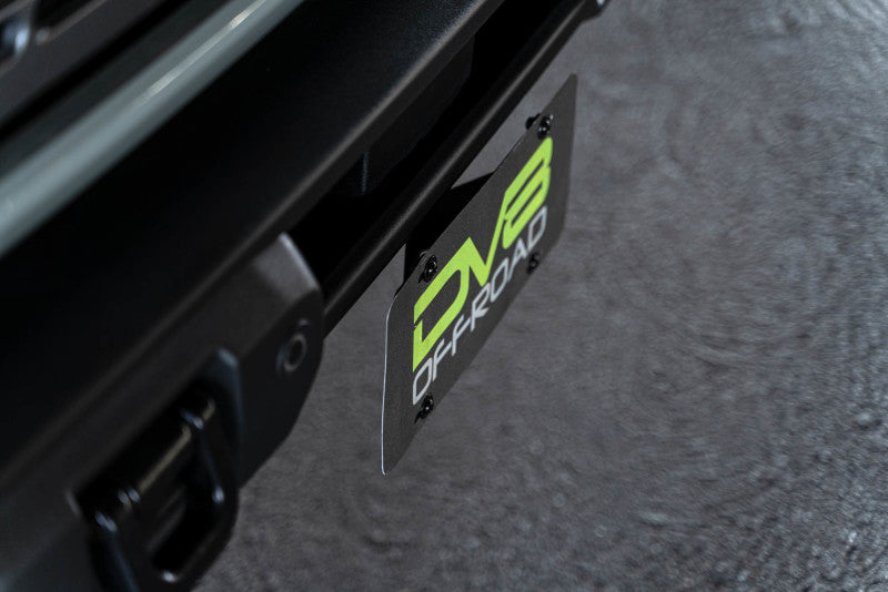 DV8 Offroad 21-23 Ford Bronco Capable Bumper Front License Plate Mount - Racecraft Industries