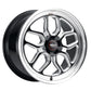 Weld S107 17X11 Laguna 5X127 ET-44 BS4.25 Gloss Black MIL Dia 78.1 - Racecraft Industries