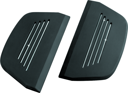 Kuryakyn Premium Passenger Board Inserts 86-Up Touring Models Black - Racecraft Industries