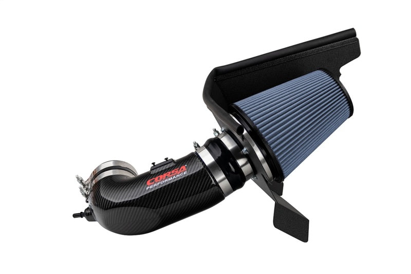 Corsa 2017-2023 Chevrolet Camaro ZL1 Carbon Fiber Air Intake w/ MaxFlow 5 Oil Filtration - Racecraft Industries