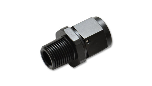 Vibrant -4AN to 1/4in NPT Female Swivel Straight Adapter Fitting - Racecraft Industries