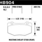 Hawk 16-18 Ford Mustang Shelby GT350/GT350R Performance Ceramic Rear Brake Pads - Racecraft Industries