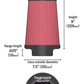 K&N Universal Chrome Filter 6 inch FLG / 7.5 inch Base / 4.5 inch Top / 9 inch Height - Racecraft Industries