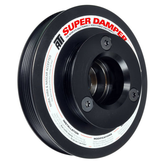 ATI Damper - 6.78in - Alum - 4 & 6 Grv - Honda H22 - Street - 4 Percent & 9 Percent OD Sizes - Racecraft Industries