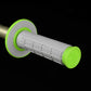 Renthal MX Dual Compound Grips Tapered 1/2 Waffle - Grey/ Green - Racecraft Industries