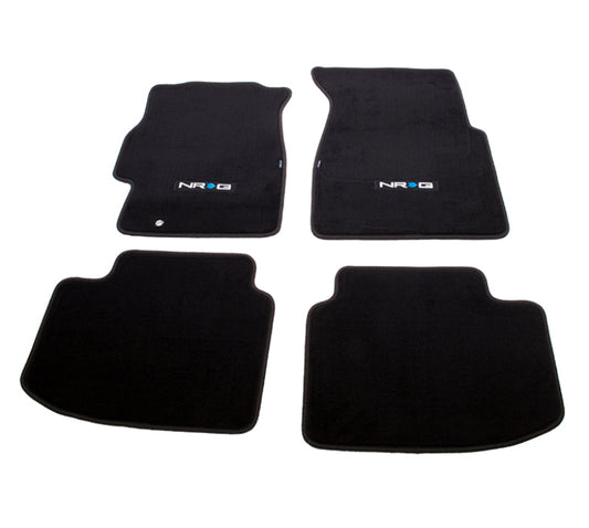 NRG Floor Mats - 96-00 Honda Civic 2DR & 3DR (EK9 Logo) - 4pc. - Racecraft Industries
