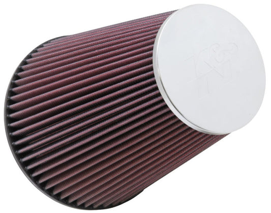 K&N Universal Chrome Filter 6 inch FLG / 7.5 inch Base / 4.5 inch Top / 9 inch Height - Racecraft Industries