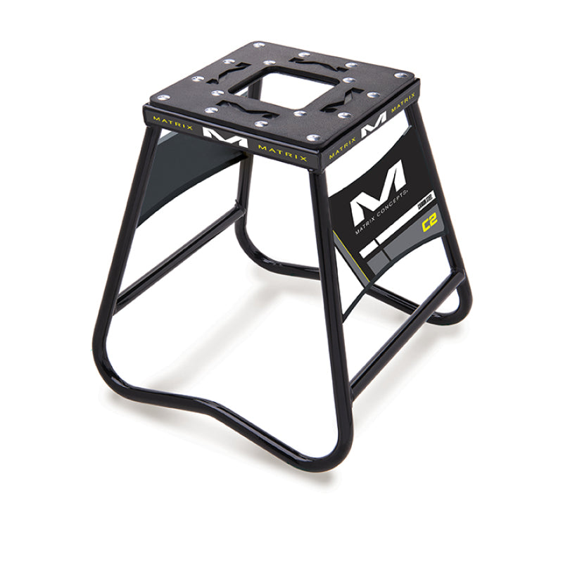 Matrix Concepts C2 Steel Stand with Nameplate - Black - Racecraft Industries