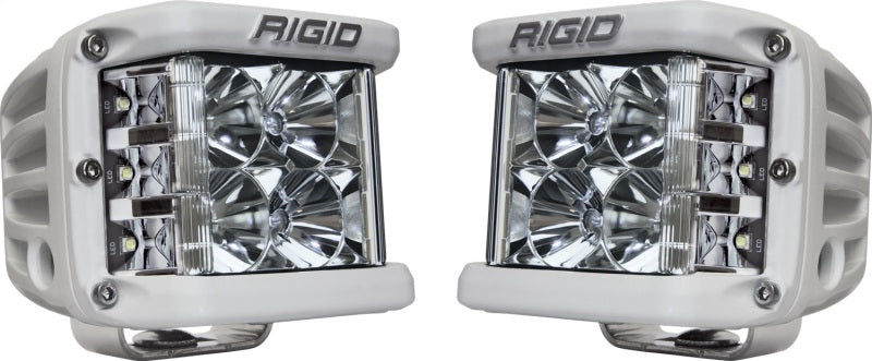 Rigid Industries D-SS - Flood - Set of 2 - White Housing - Racecraft Industries