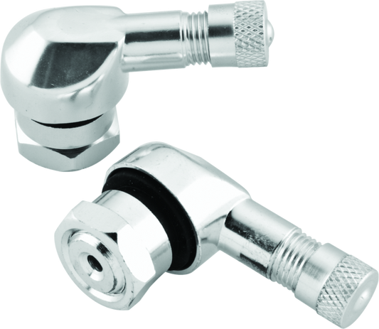 BikeMaster Valve Stem 2/Piece Pack Silver - Racecraft Industries