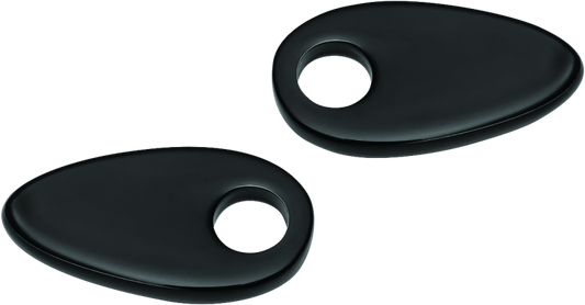 Kuryakyn Fender Strut Cover Plates Gloss Black - Racecraft Industries
