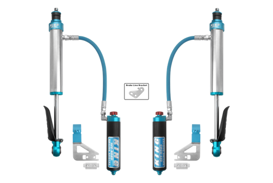 King Shocks 2022+ Toyota Tundra Rear 2.5 Dia Remote Reservoir Coilover & Adjuster (Pair) - Racecraft Industries