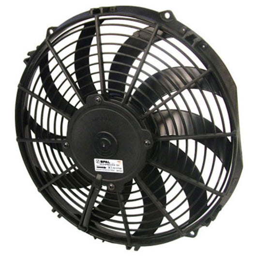 SPAL 1328 CFM 12in Medium Profile Fan - Pull/Curved (VA10-AP50/C-61A) - Racecraft Industries