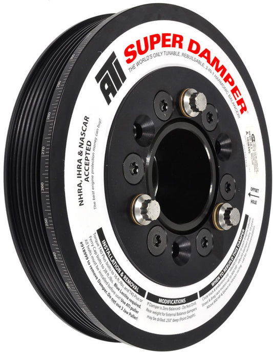 ATI Damper - 7.48in - Alum LW - 6/4 Grv - LSA - 09-15 Cadillac CTS-V (Excl SC Pulley) - Racecraft Industries
